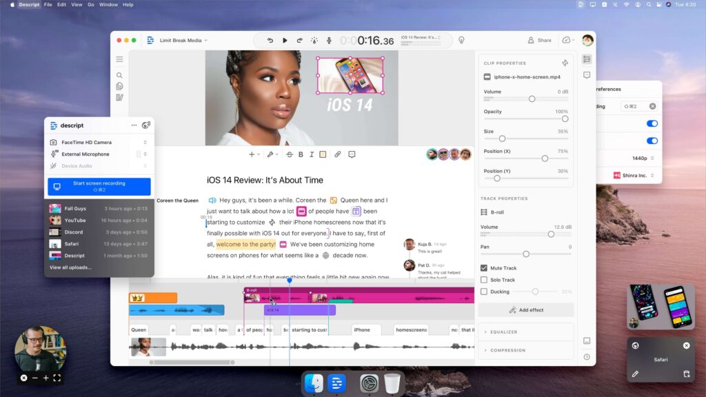 652039f710c74c5457618e25 Introducing Descript Video and Screen Recording