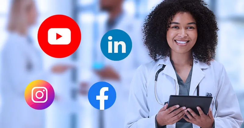 social media para medicos redes sociais